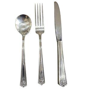 Silver plated flatware in original box